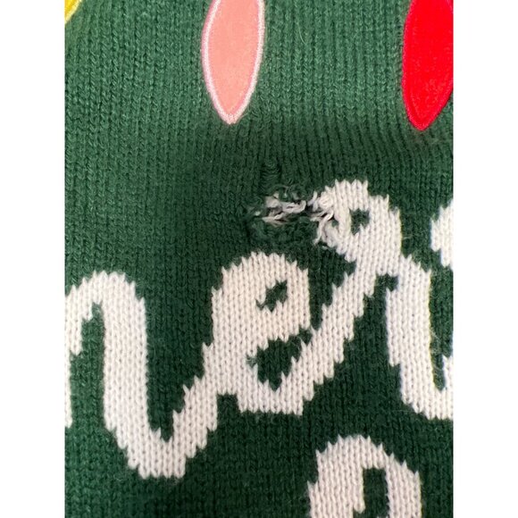 Dog  Knitted Sweater Winter Holiday Christmas Green XL - Picture 3 of 5